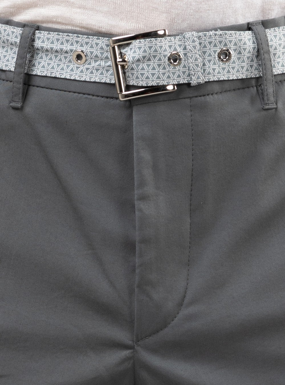 Helios Silk Belted Trousers, Lichen
