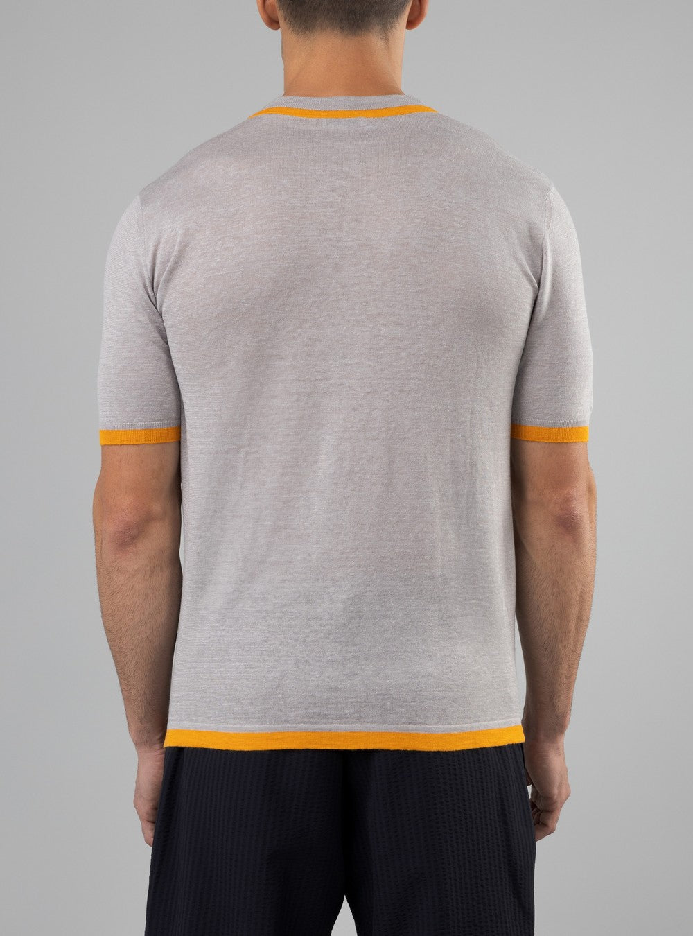 Proteus Lightweight T-Shirt in Cashmere/Linen/Silk, Sand