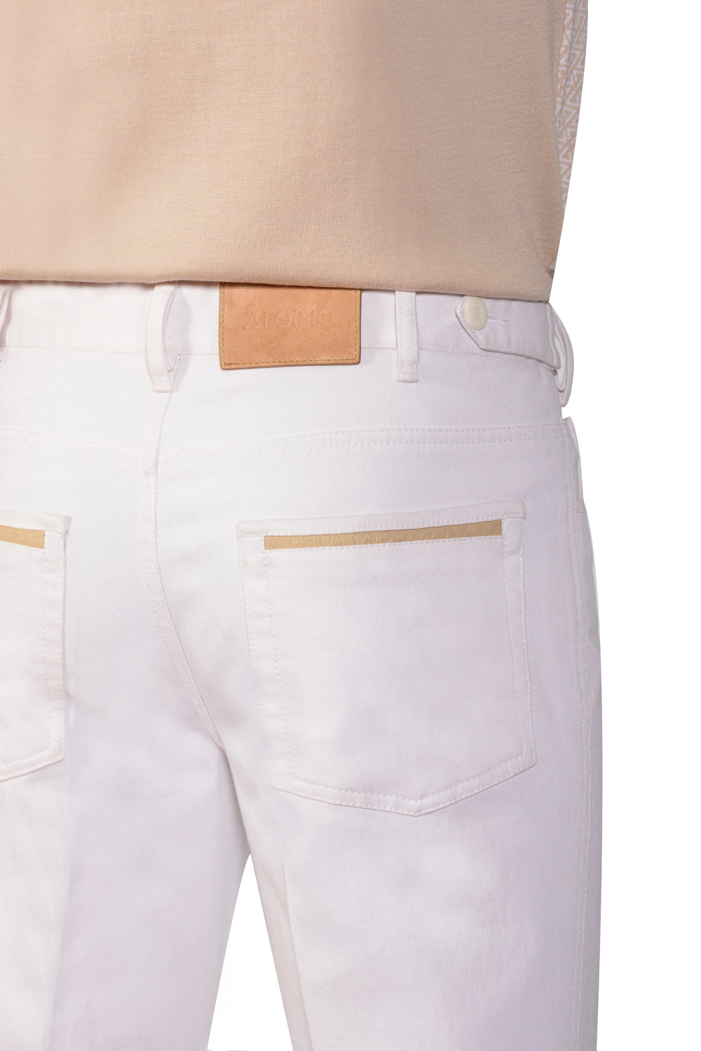 River five-pocket Cotton Trousers