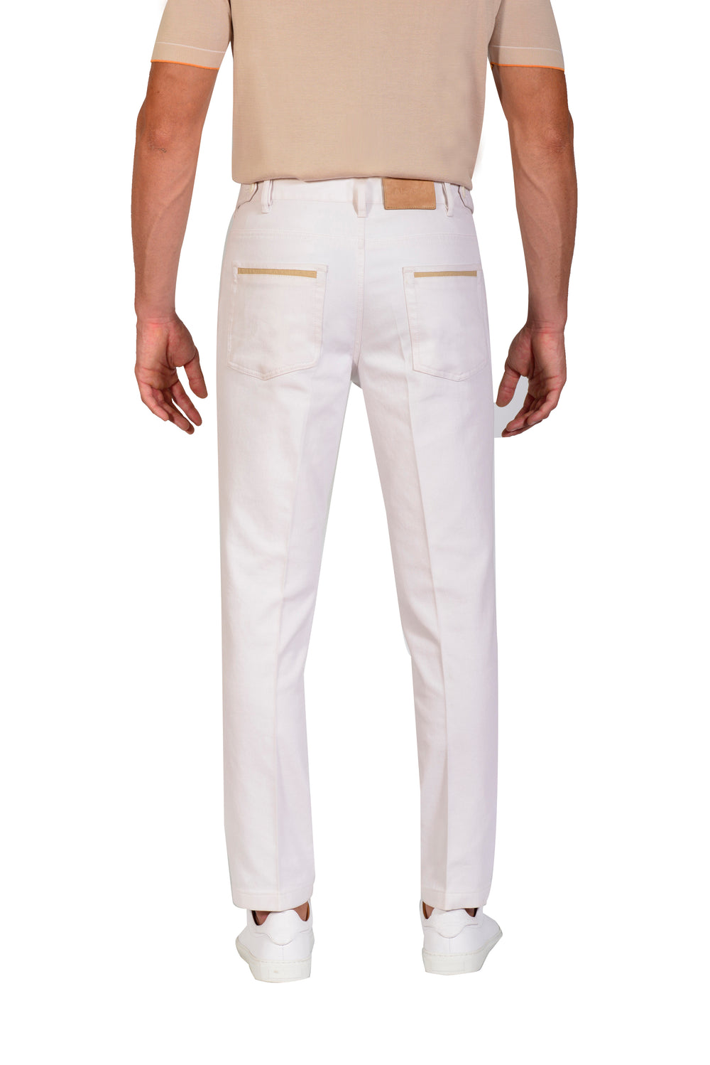 River five-pocket Cotton Trousers