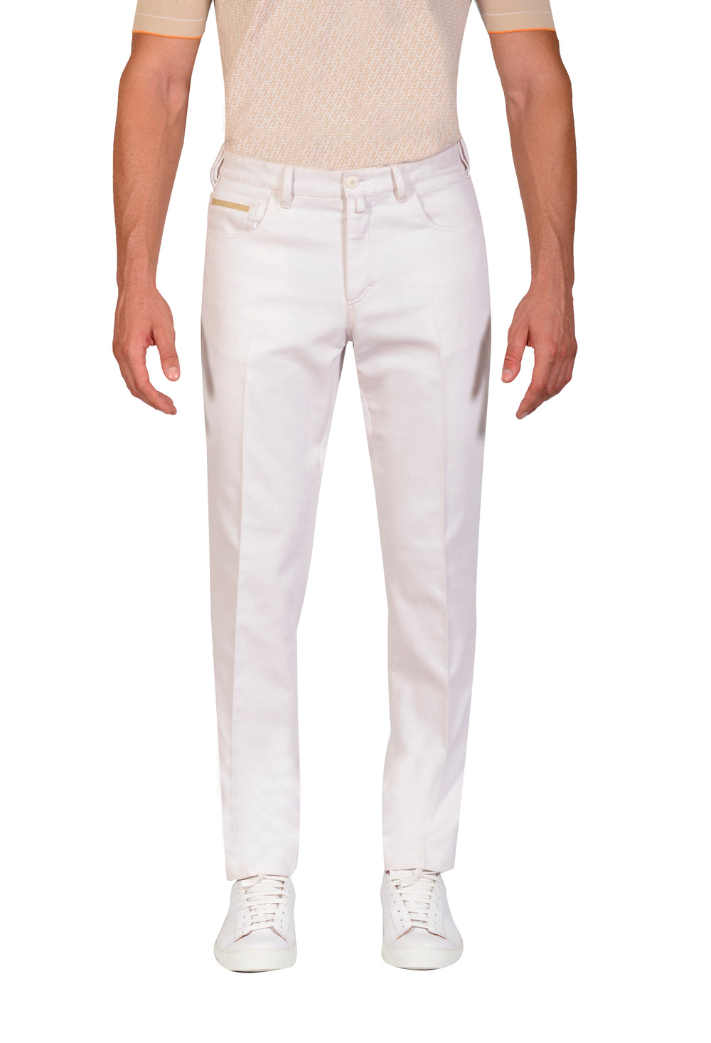 River five-pocket Cotton Trousers