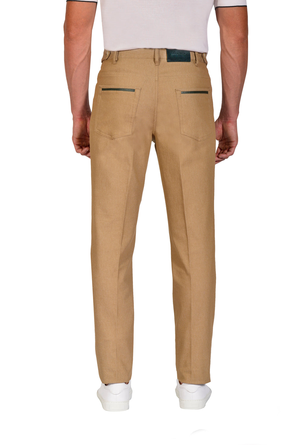 River five-pocket Cotton Trousers