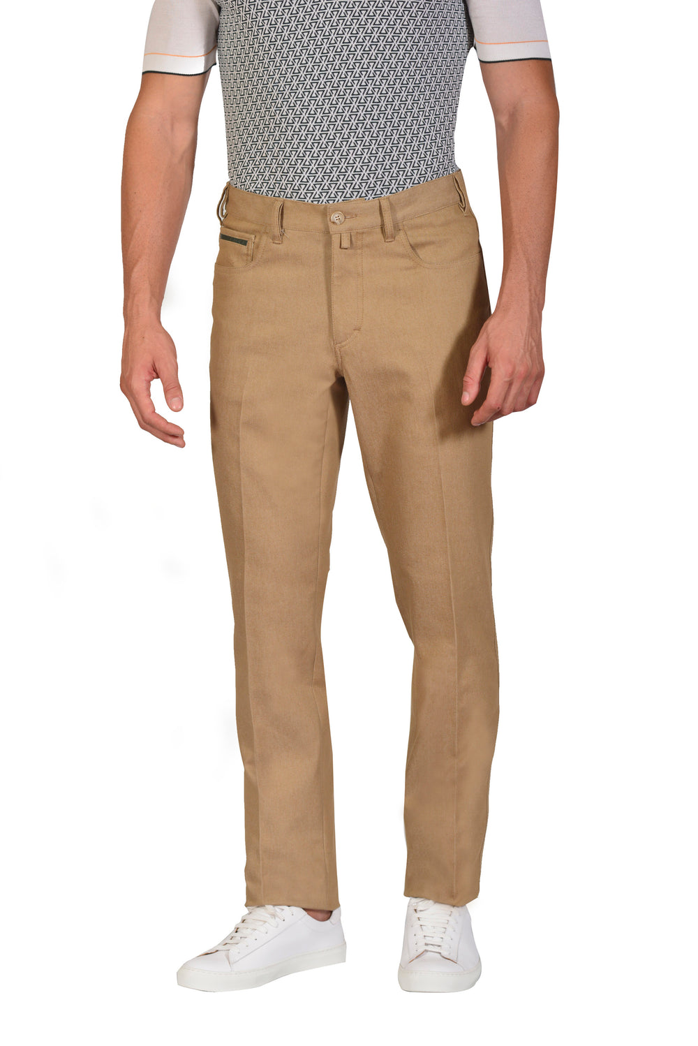 River five-pocket Cotton Trousers