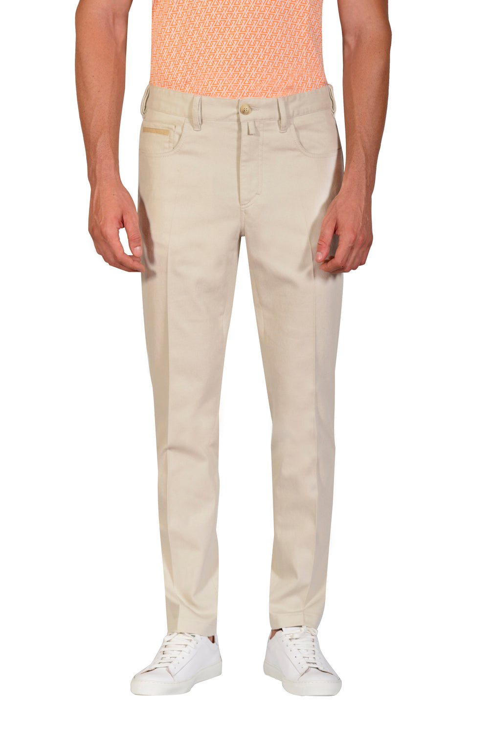 River five-pocket Cotton Trousers