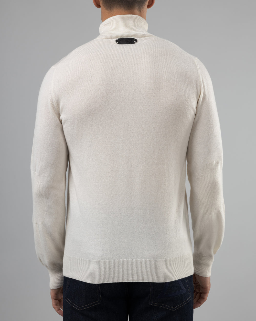 Aspen Cashmere Turtleneck Sweater, Chalk