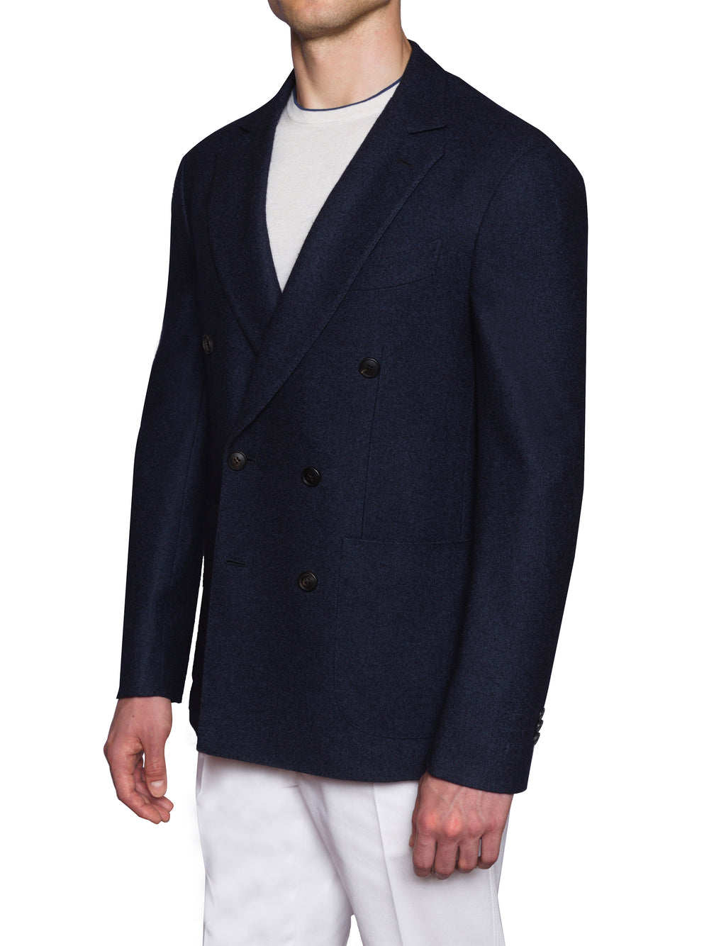 Zephyr Jacket in Silk and Cashmere jersey