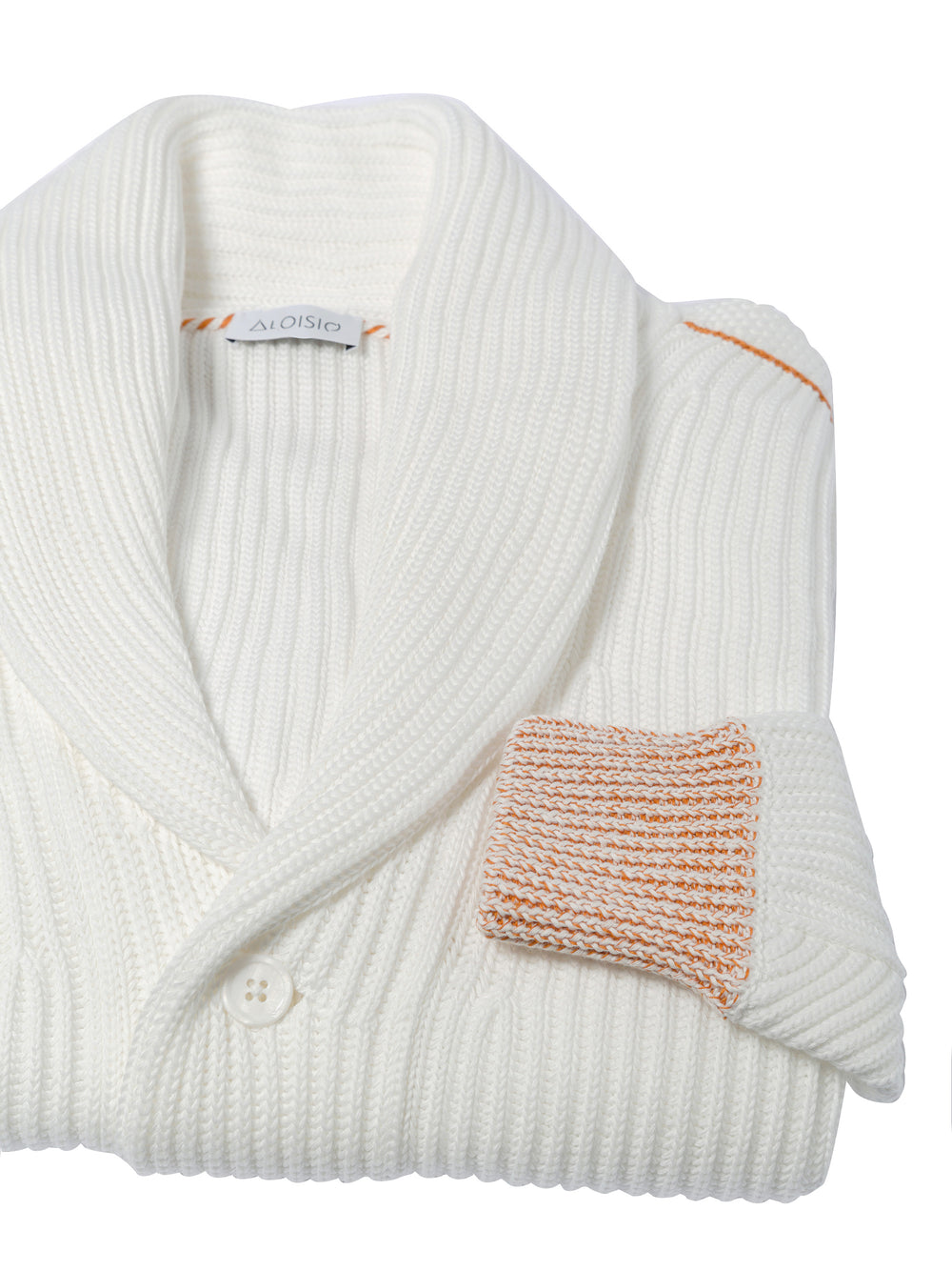 Cloud Fisherman Cardigan in Sea Island Cotton