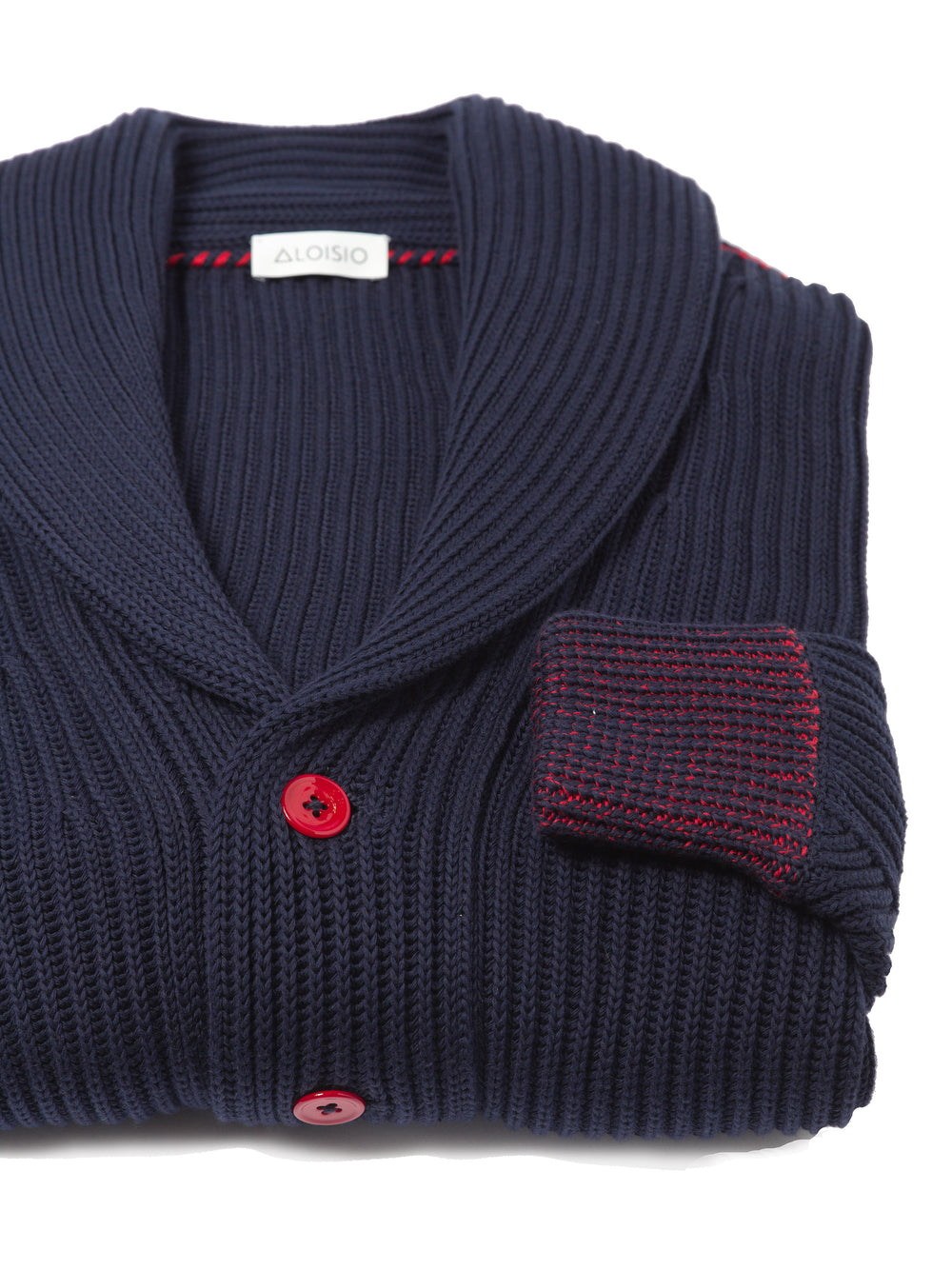 Sunrise Fisherman Cardigan in Vicuna and Sea Island Cotton