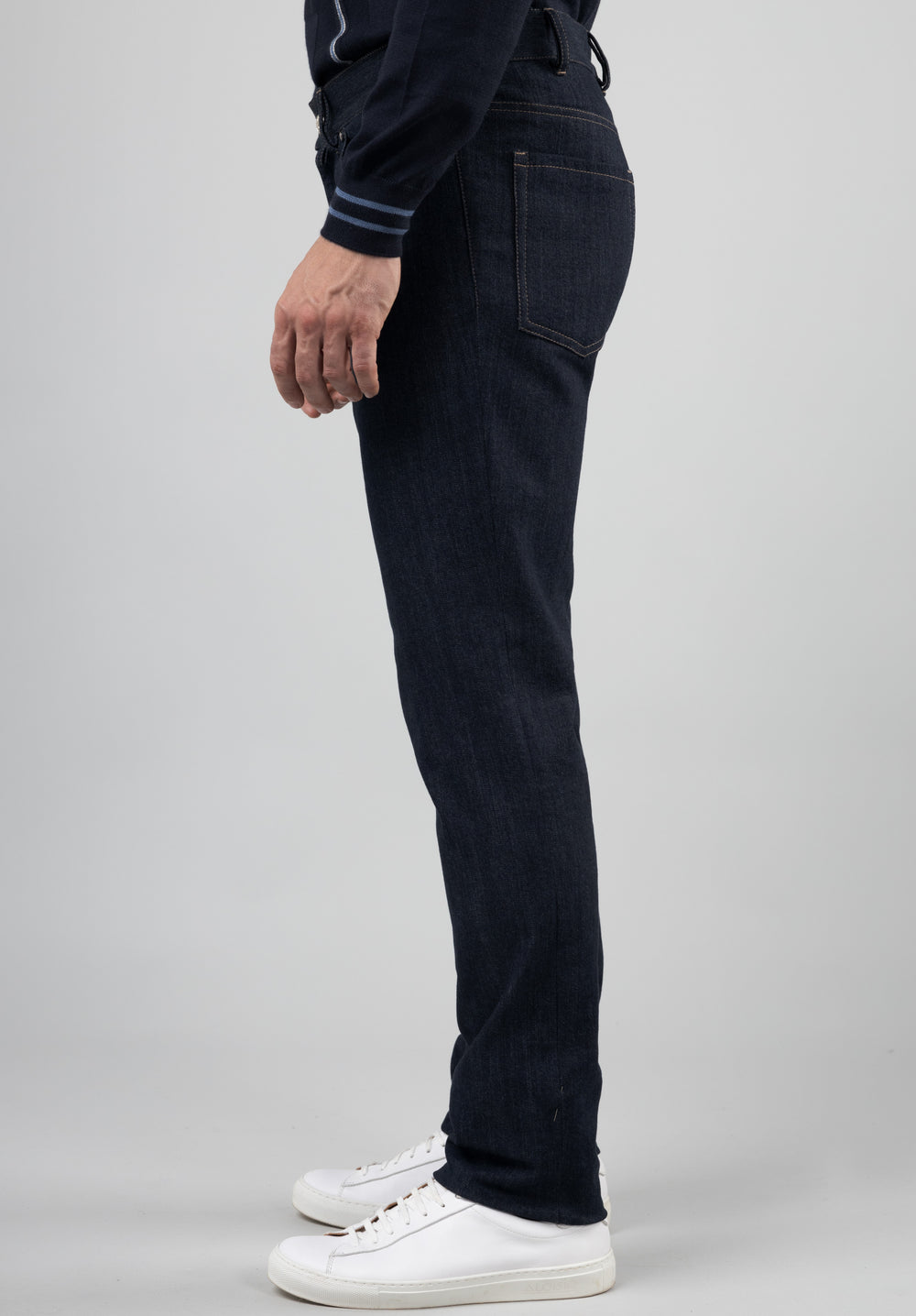 Cedar Five-pocket Cotton Trousers, Denim