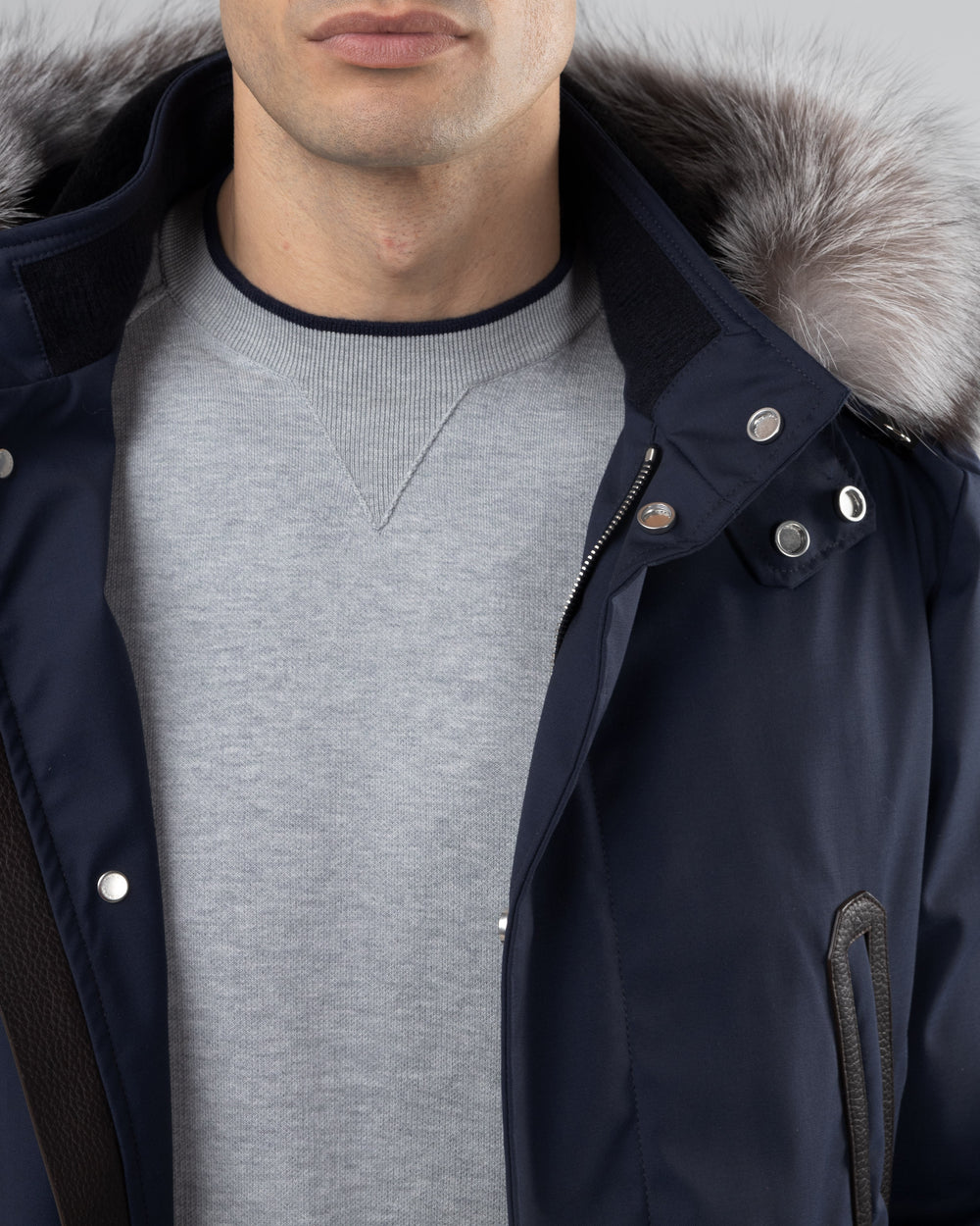 Courchevel Water-resistant Parka, Blue