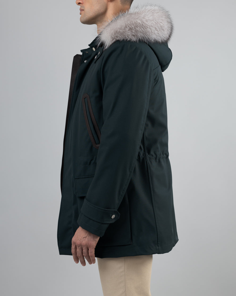 Courchevel Water-resistant Parka, Verde