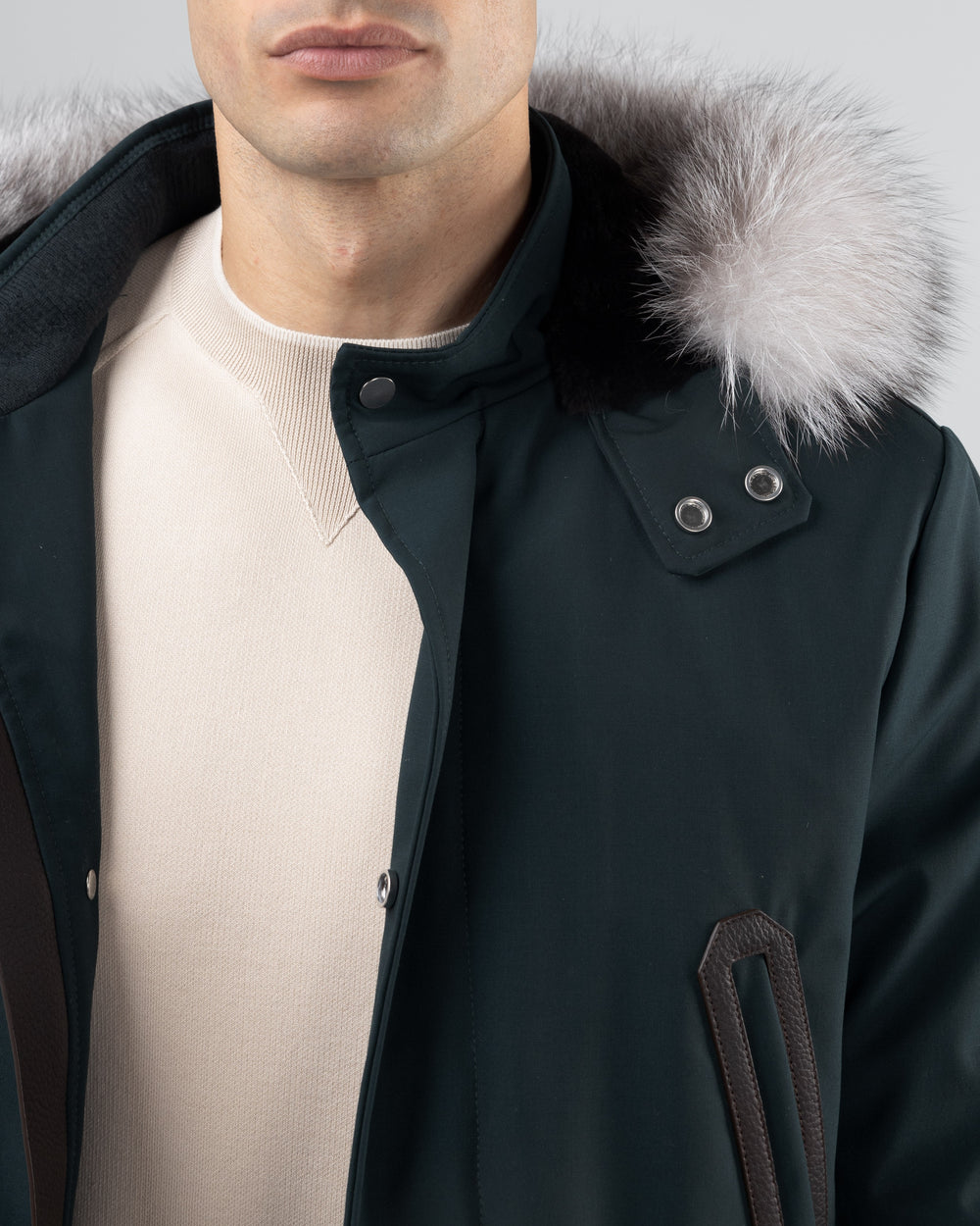 Courchevel Water-resistant Parka, Verde