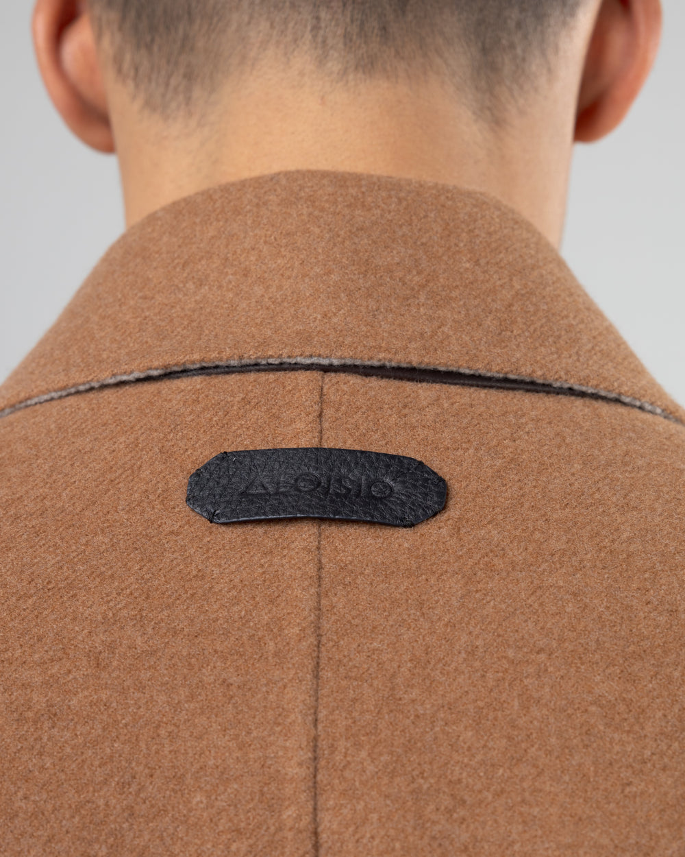 Cortina Wool Coat, Beige/Grey