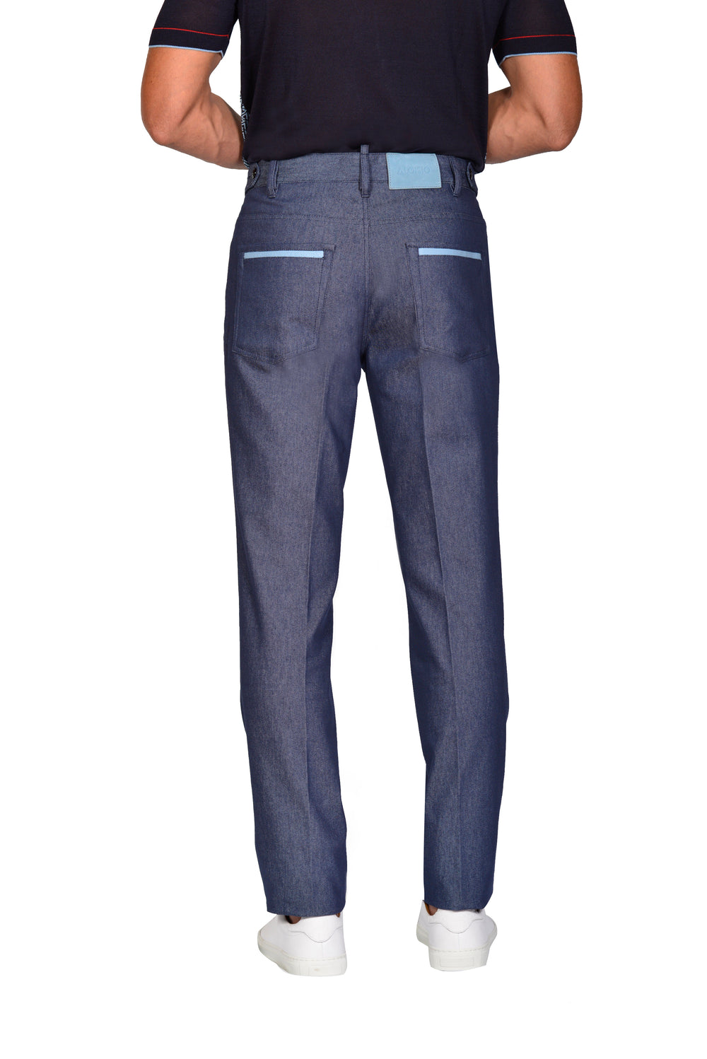 River five-pocket Cotton Trousers