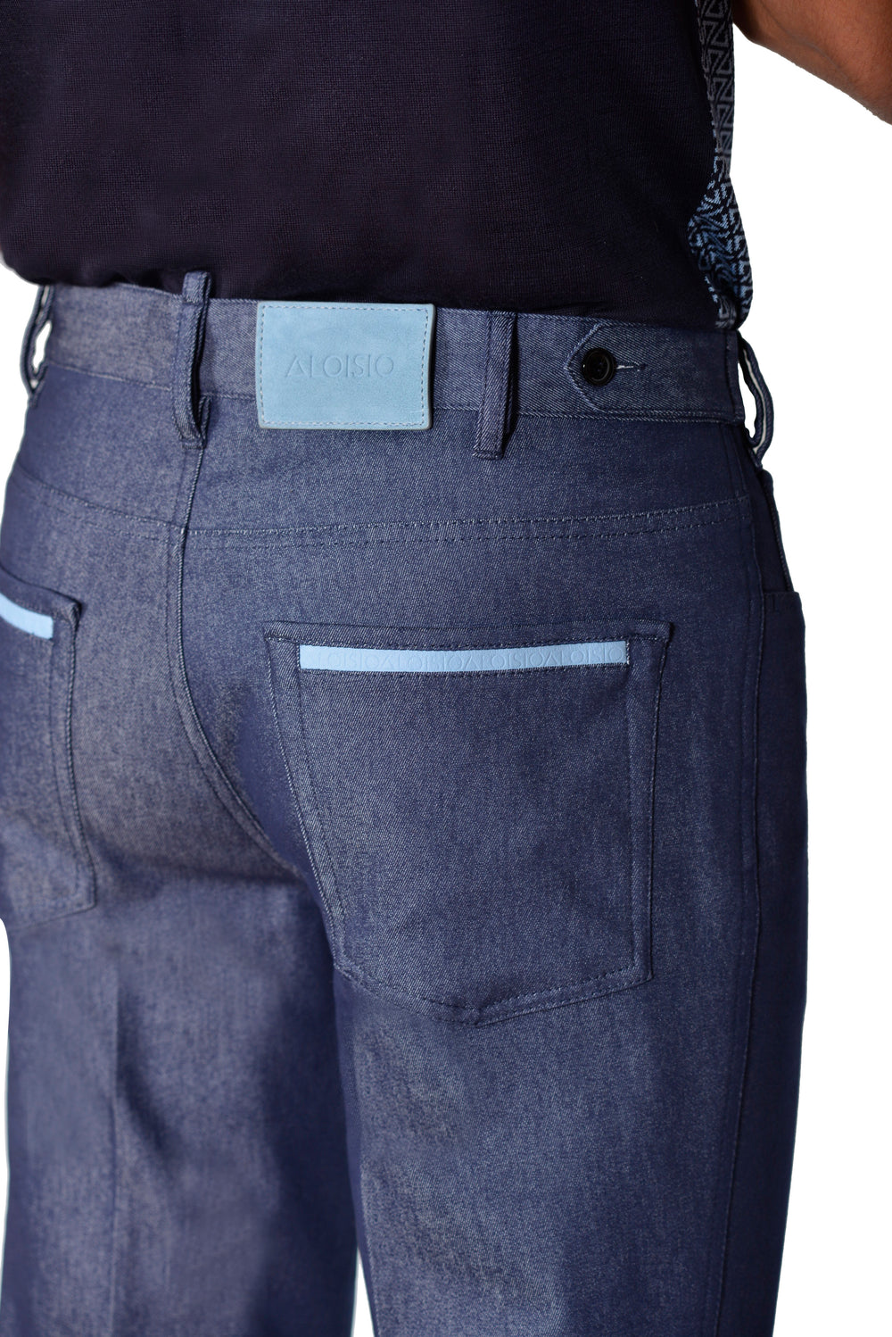 River five-pocket Cotton Trousers