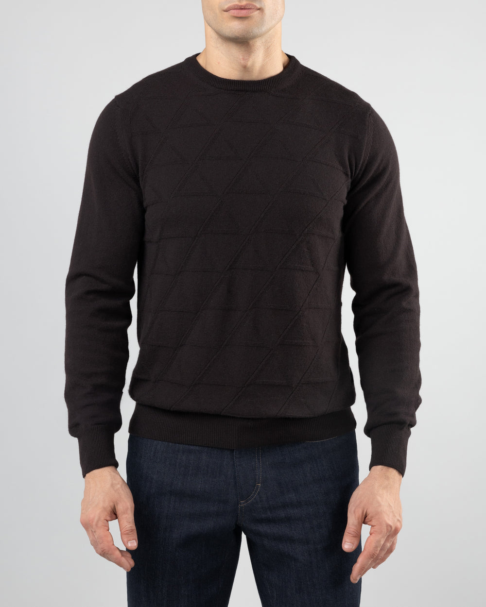 Sleet Sweater in Cashmere, Brown