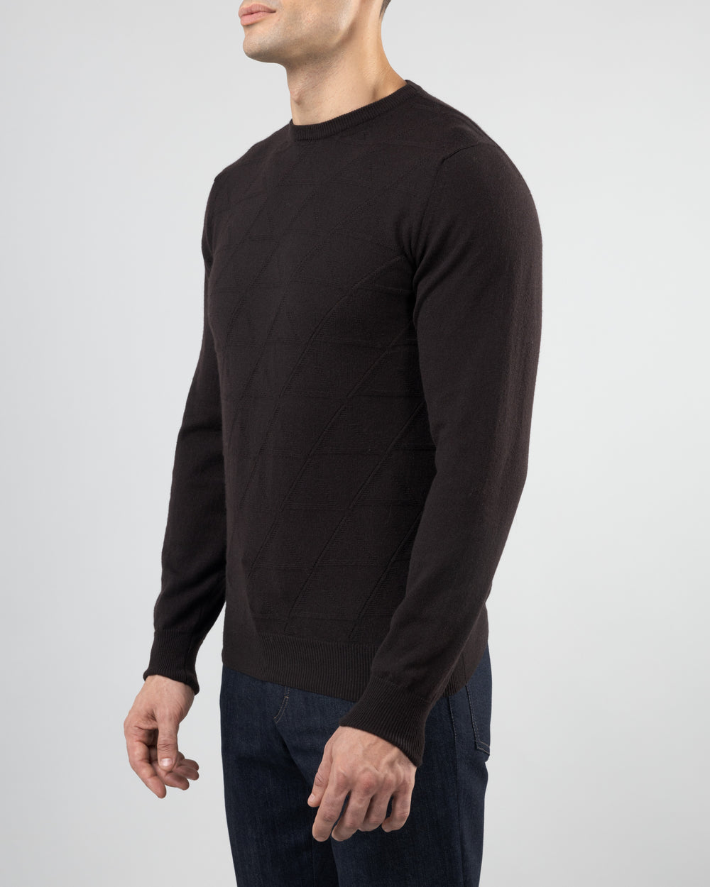 Sleet Sweater in Cashmere, Brown