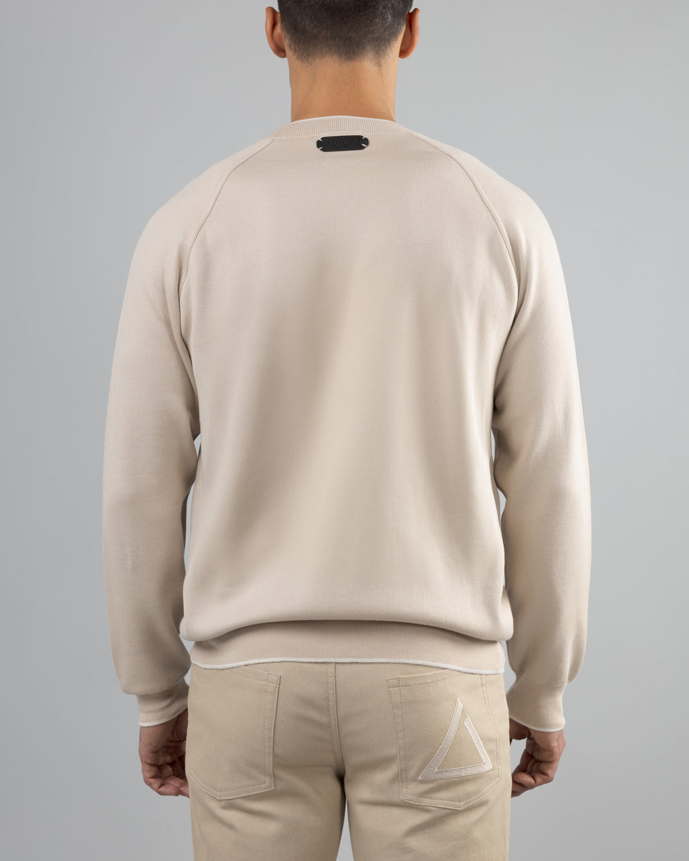 Tarn Sea Island Cotton and Cashmere Sweatshirt, Beige