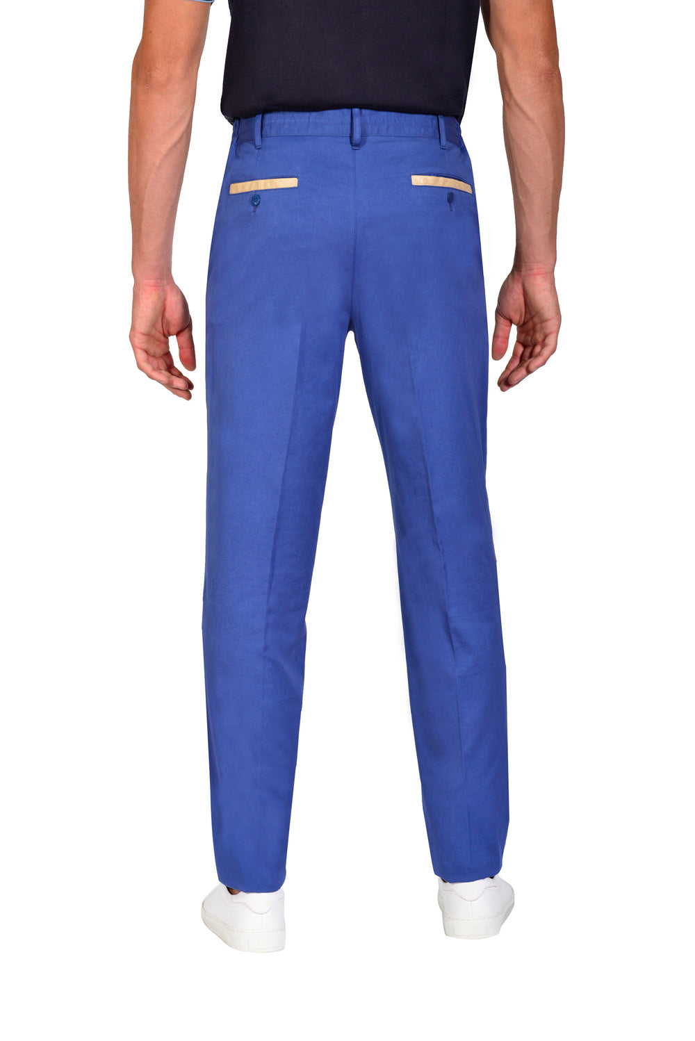 Wave Cotton and Silk drawstring Trousers