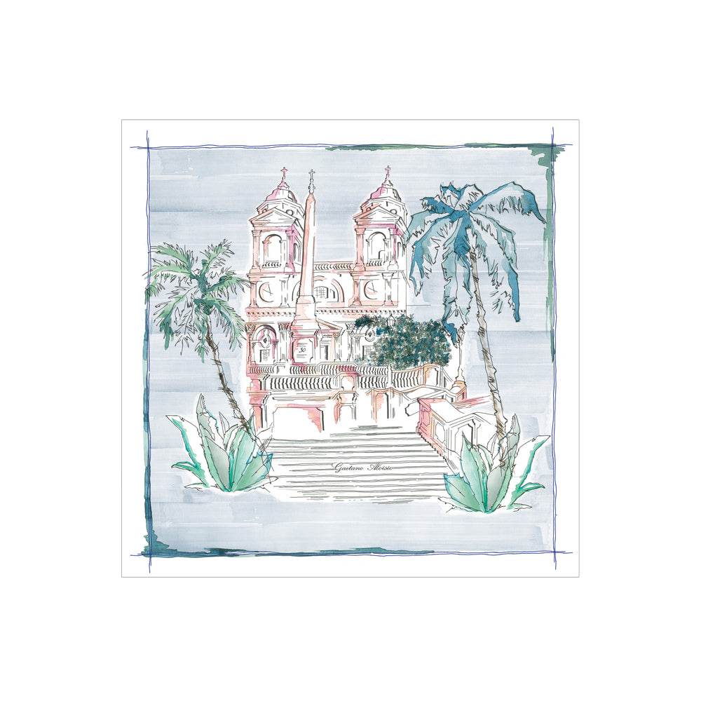 Trinità dei Monti Pure Silk Foulard