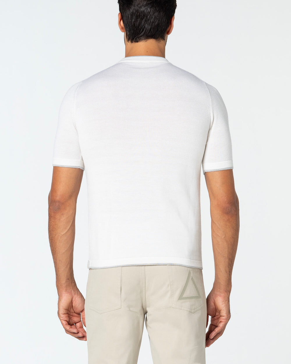 Gratium Cashmere and Silk T-Shirt, Off-White