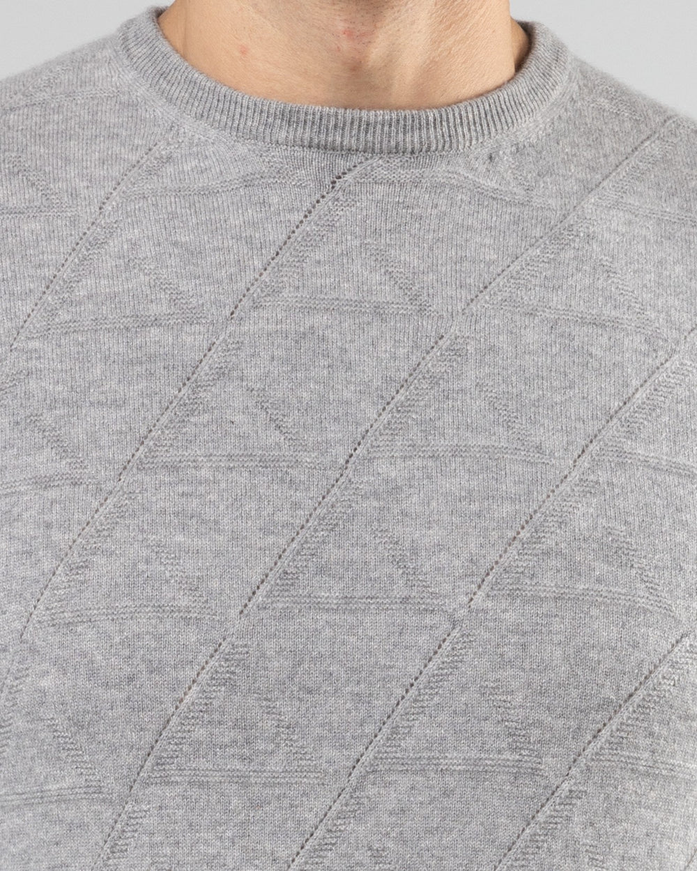 Sleet Sweater in Cashmere, Pearl Grey
